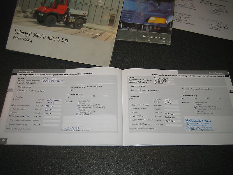 Mercedes-Benz U 400 Bluetec 5, 175kW/238PS, Hydrostat und Wechsellenkung, Getriebe u. Kupplung neu