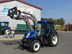 New Holland T4.100 F Schmalspur Traktor Weinbau mit MX Frontlader
