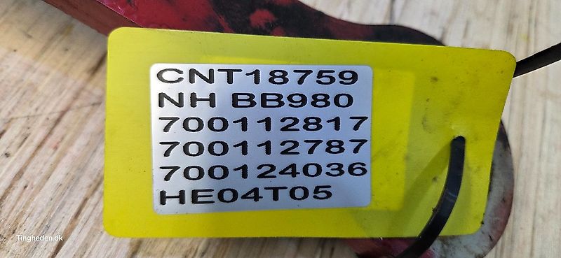 New Holland BB980 (Spare part/Reservedel/Ersatzteil)