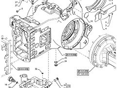 New Holland T6070 Korpus przekładni 48026310 (Części zamienne)