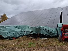 Fendt Kein Fendt,John Deere,Deutz ,Steyr,Maschinenschutzflies zur Werterhaltung von Aussenstehenden Geräten Ideal Eingewintert mit Klettband