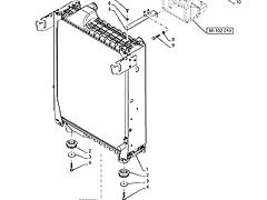 New Holland T6070 Chłodnica 48060105 (Części zamienne)