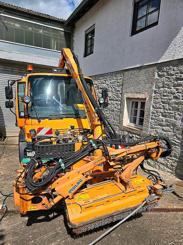 mulag MKM 700 Mähausleger Böschungsmäher Böschungsmulcher FME 700 600 500 Dücker DUA Unimog 405 U400 500 423