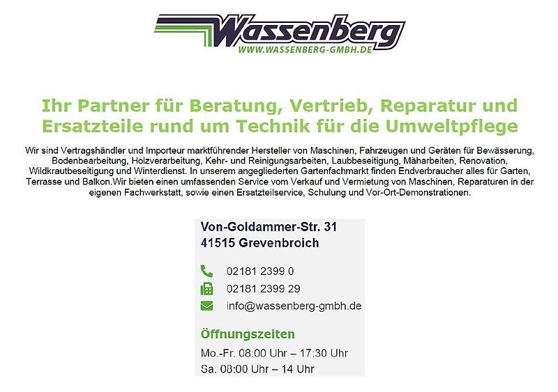 Ferrari Turbo V50 Aufsitz Großflächen Mäher