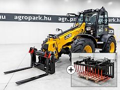 JCB TM310S Agri telehandler, with muck grab and with 5,2m lifting