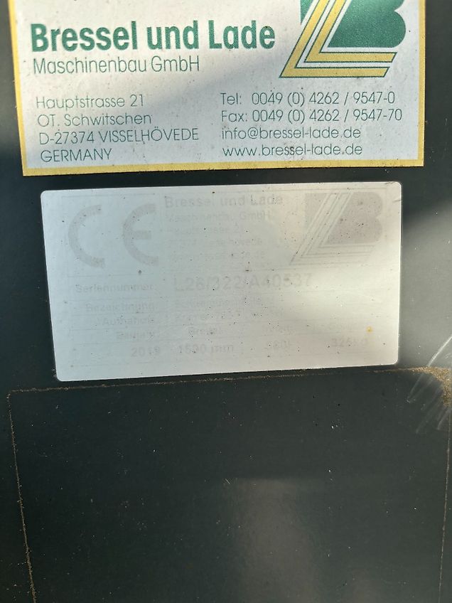 Bressel &amp; Lade Schwergutschaufel M 1,50m