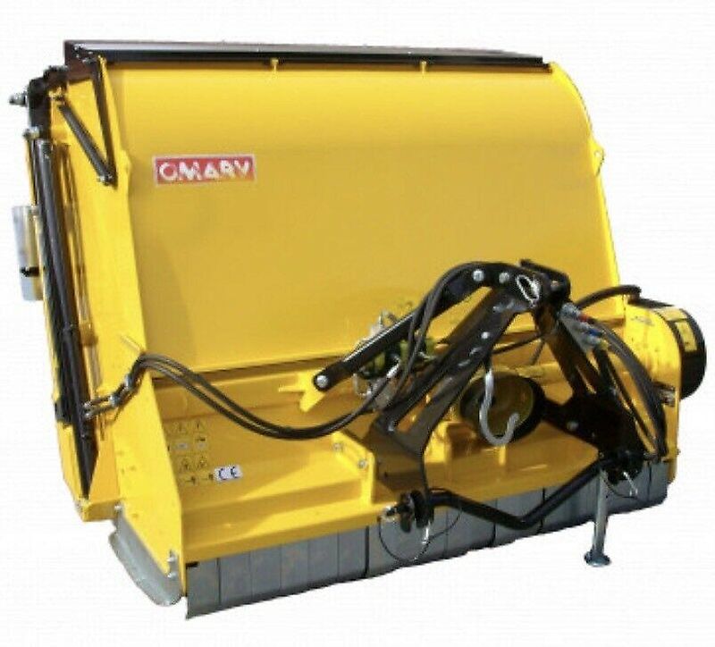 Omarv Mulcher mit Sammelwanne Schlegelmulcher Mulchgerät Mäher