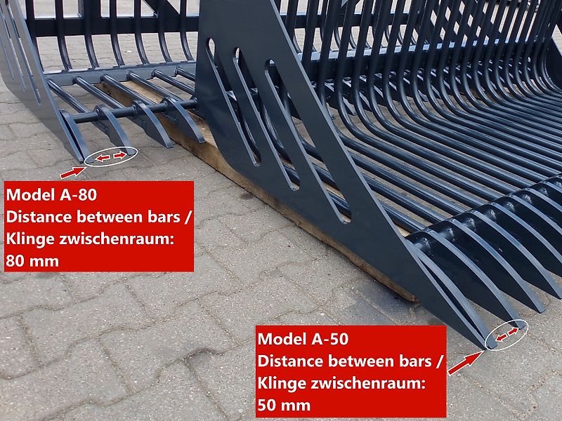 RADSTAL Steinschaufel (Siebschaufel) 1,8 m