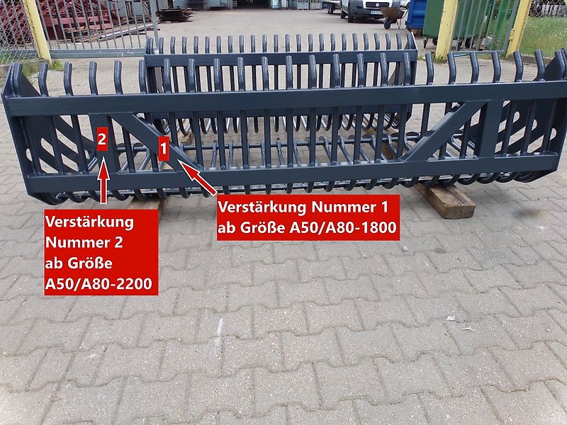 RADSTAL Steinschaufel (Siebschaufel) 1,8 m