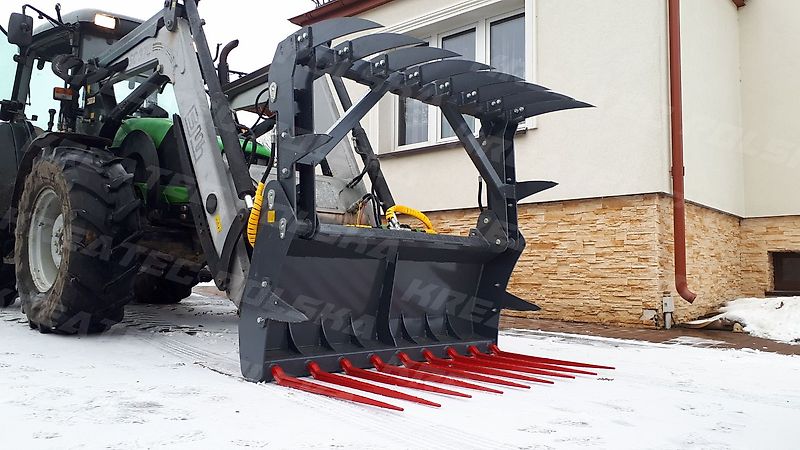 KREATEC Dunggabel, Krokodilgebiss mit Hardox Zähne