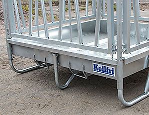 Palisadenraufe mit dem Dach Viereckraufe 12 Plätze Futterraufe Heuraufe KELLFRI