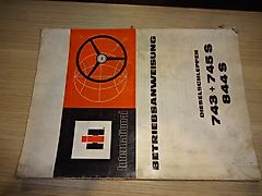 Case - IHC 743-745-844-S Serie - Betriebsanleitung 743- 745 S- 844-S Bedienungsanleitung
