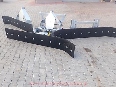 Agro Trade Combi 3 in 1 Euro  Rubberschuif Gummischieber verzinkt Hydraulisch Schwenkbar euro Mistschieber Gülleschieber