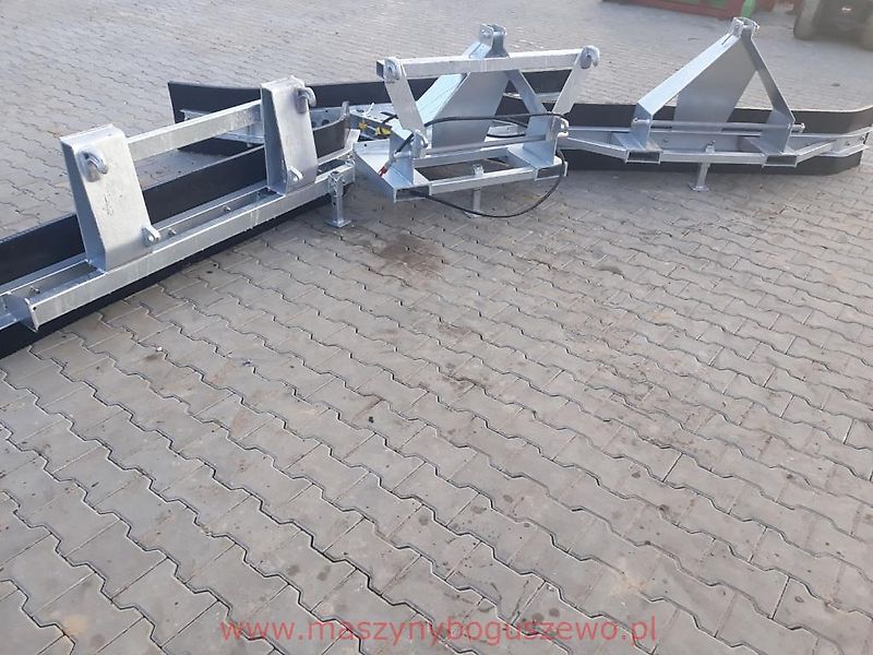 Agro Trade Combi 3 in 1 Euro Rubberschuif Gummischieber verzinkt Hydraulisch Schwenkbar euro Mistschieber Gülleschieber