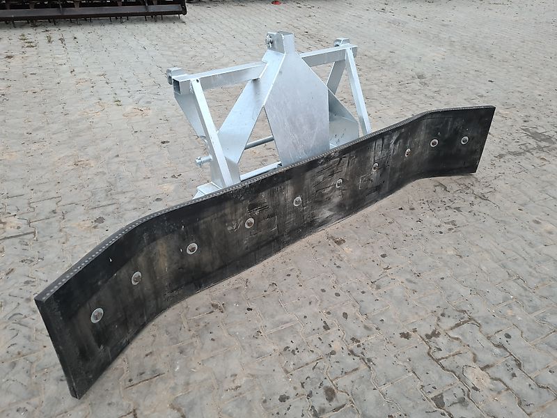 Agro Trade Combi 3 in 1 Euro Rubberschuif Gummischieber verzinkt Hydraulisch Schwenkbar euro Mistschieber Gülleschieber