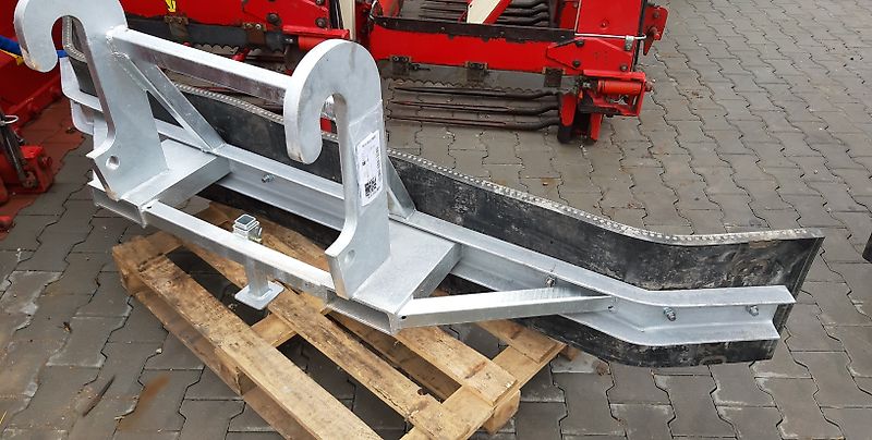 Agro Trade Combi 3 in 1 Euro Rubberschuif Gummischieber verzinkt Hydraulisch Schwenkbar euro Mistschieber Gülleschieber