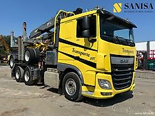 Daf XF510/Lang+Kurz Holz/6x4/Penz 30Lp+8.30/Kombizug