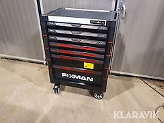 Verktygsvagn med verktyg Fixmann 155 delar