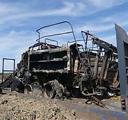 New Holland BB 1270 Brandschaden. Standort Nähe Münster