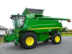 John Deere C 670 2008 Rok, heder 7,6 m, Nie Malowany, 1900 mtg, Stan Idealny