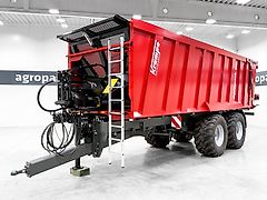 Krampe Rambody 750 (AS 750) 22 ton push off trailer, 38,6 m3, air brake, LED, 40 km/h, air suspension