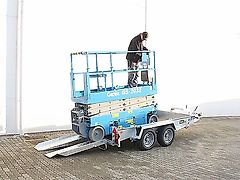 Ifor Williams Baumaschinenanhänger GH1054 163x305 3,5t|Einzelramp