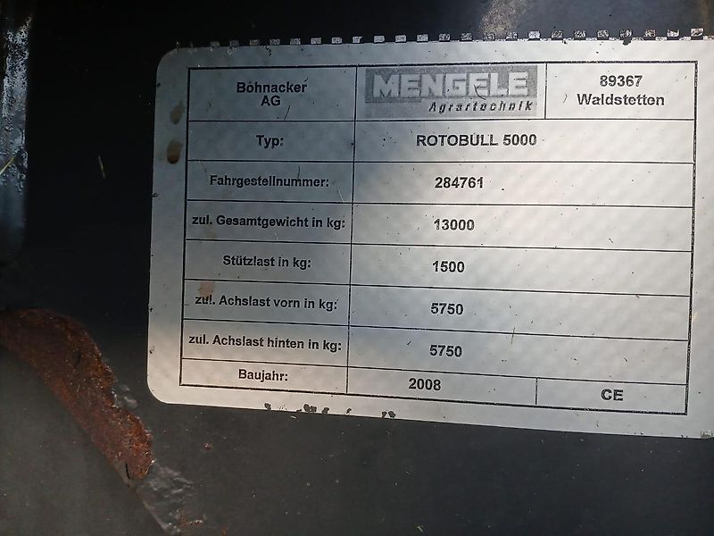 Mengele Rotobull 5000