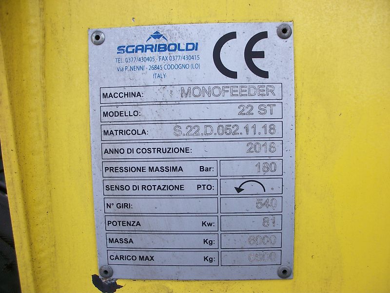 Sgariboldi MONO 22 ST Plus